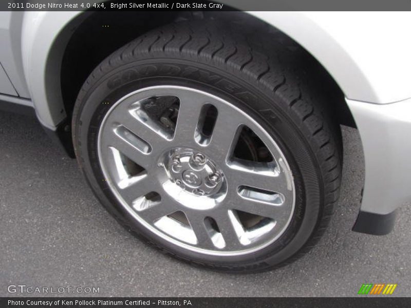 Bright Silver Metallic / Dark Slate Gray 2011 Dodge Nitro Heat 4.0 4x4