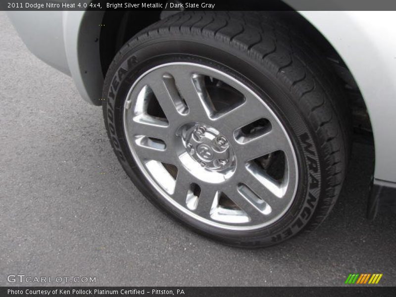 Bright Silver Metallic / Dark Slate Gray 2011 Dodge Nitro Heat 4.0 4x4