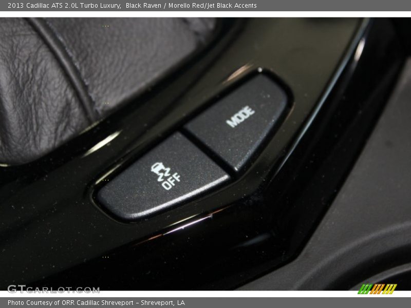 Black Raven / Morello Red/Jet Black Accents 2013 Cadillac ATS 2.0L Turbo Luxury