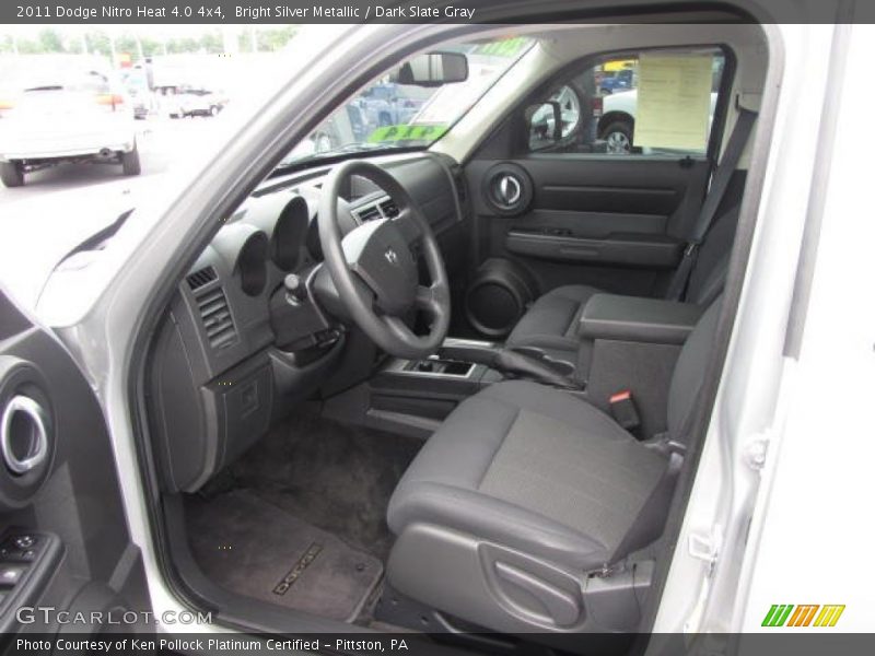 Bright Silver Metallic / Dark Slate Gray 2011 Dodge Nitro Heat 4.0 4x4