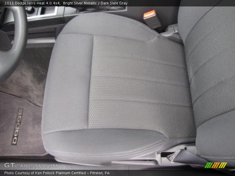 Bright Silver Metallic / Dark Slate Gray 2011 Dodge Nitro Heat 4.0 4x4