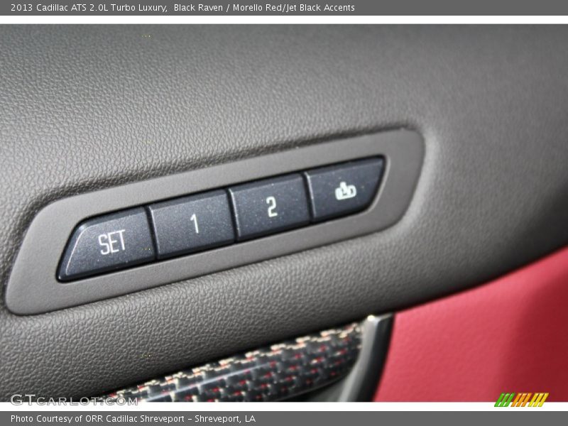 Black Raven / Morello Red/Jet Black Accents 2013 Cadillac ATS 2.0L Turbo Luxury