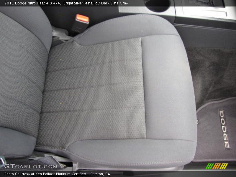 Bright Silver Metallic / Dark Slate Gray 2011 Dodge Nitro Heat 4.0 4x4