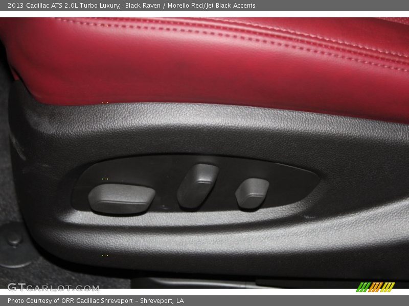 Black Raven / Morello Red/Jet Black Accents 2013 Cadillac ATS 2.0L Turbo Luxury