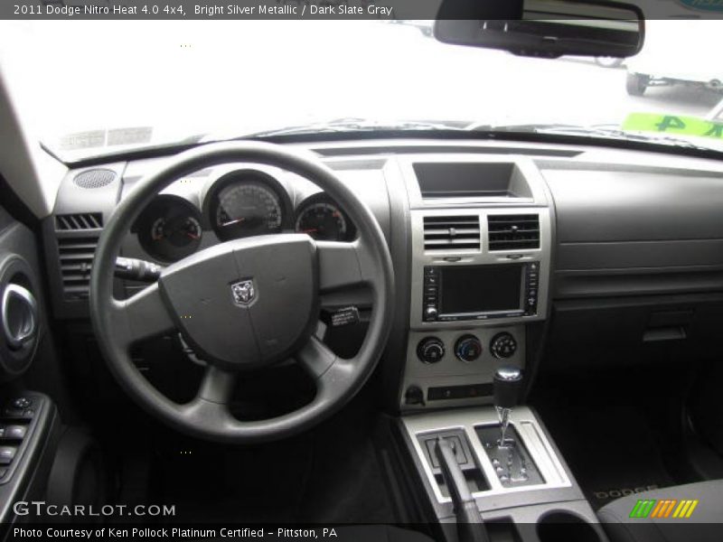 Bright Silver Metallic / Dark Slate Gray 2011 Dodge Nitro Heat 4.0 4x4