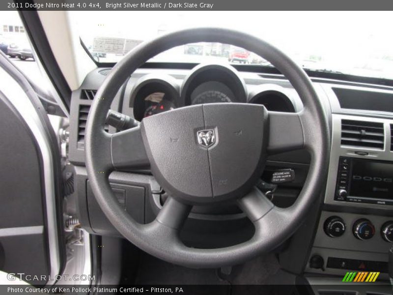 Bright Silver Metallic / Dark Slate Gray 2011 Dodge Nitro Heat 4.0 4x4