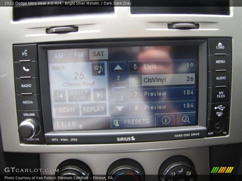 Bright Silver Metallic / Dark Slate Gray 2011 Dodge Nitro Heat 4.0 4x4