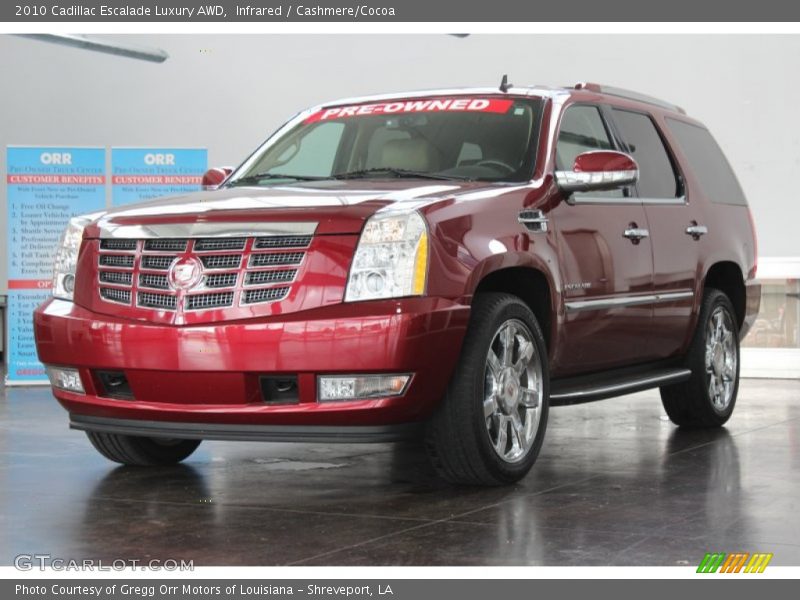 Infrared / Cashmere/Cocoa 2010 Cadillac Escalade Luxury AWD