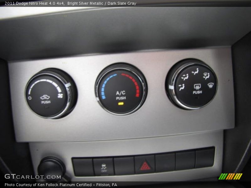 Bright Silver Metallic / Dark Slate Gray 2011 Dodge Nitro Heat 4.0 4x4