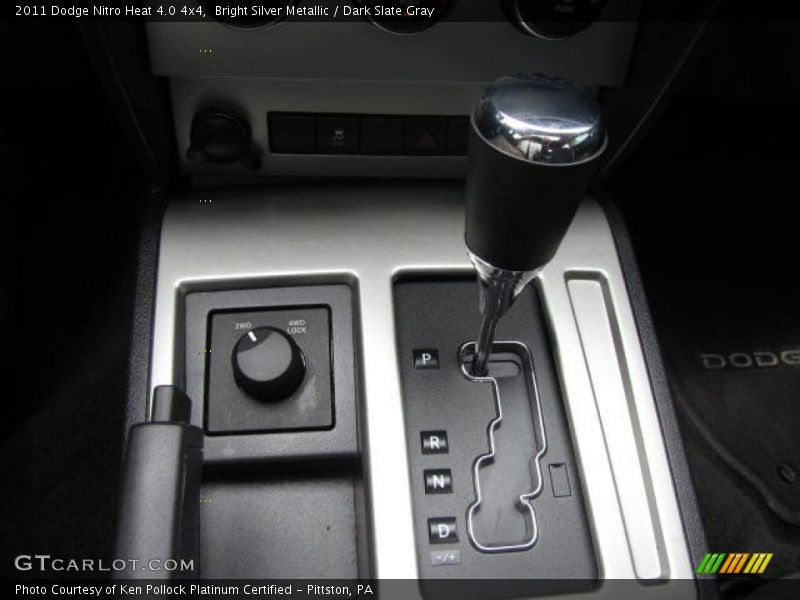 Bright Silver Metallic / Dark Slate Gray 2011 Dodge Nitro Heat 4.0 4x4
