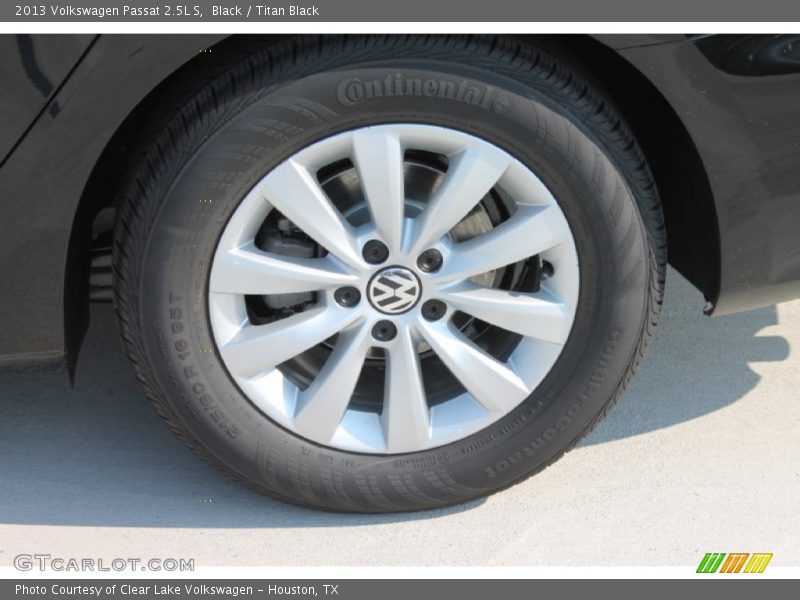 Black / Titan Black 2013 Volkswagen Passat 2.5L S
