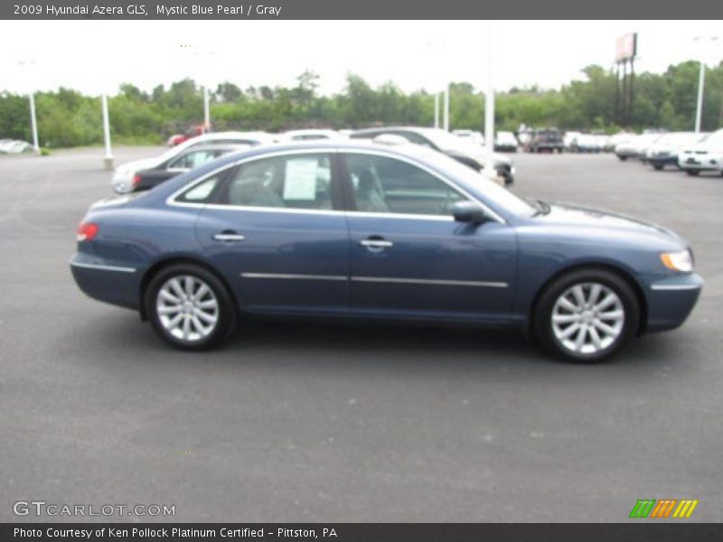 Mystic Blue Pearl / Gray 2009 Hyundai Azera GLS