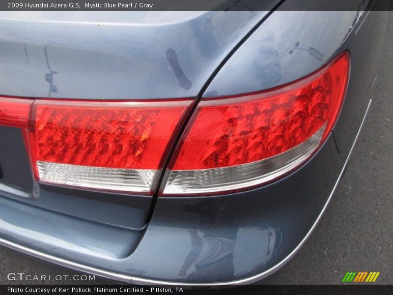 Mystic Blue Pearl / Gray 2009 Hyundai Azera GLS