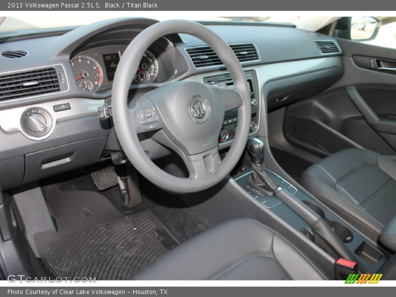 Black / Titan Black 2013 Volkswagen Passat 2.5L S