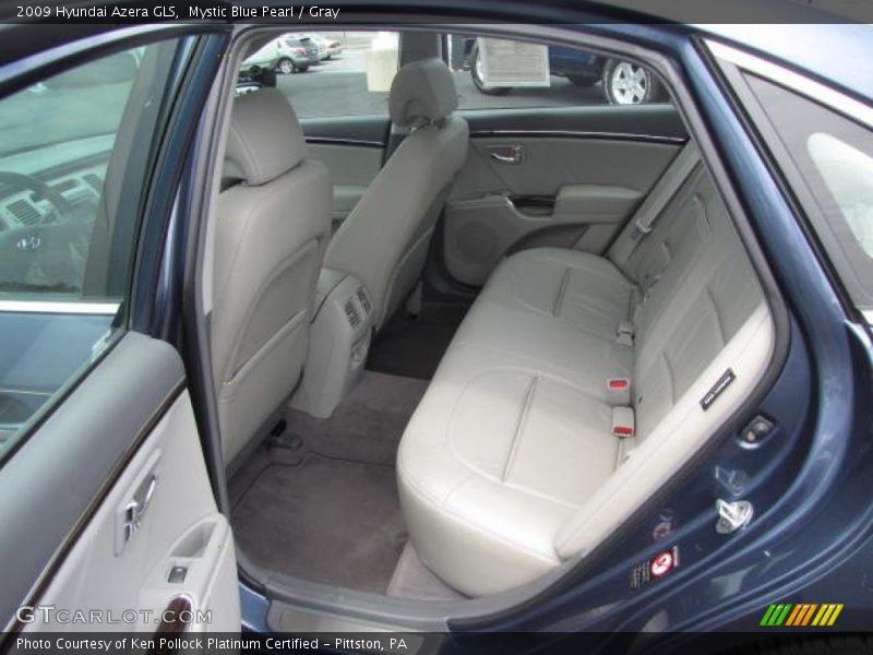 Mystic Blue Pearl / Gray 2009 Hyundai Azera GLS