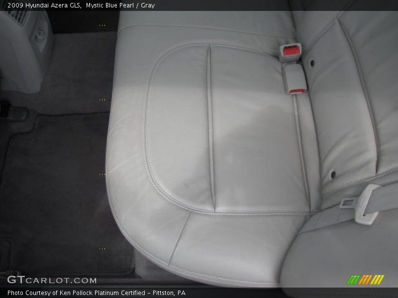 Mystic Blue Pearl / Gray 2009 Hyundai Azera GLS