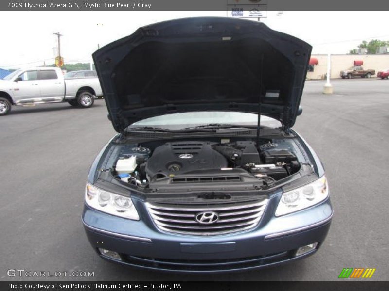 Mystic Blue Pearl / Gray 2009 Hyundai Azera GLS