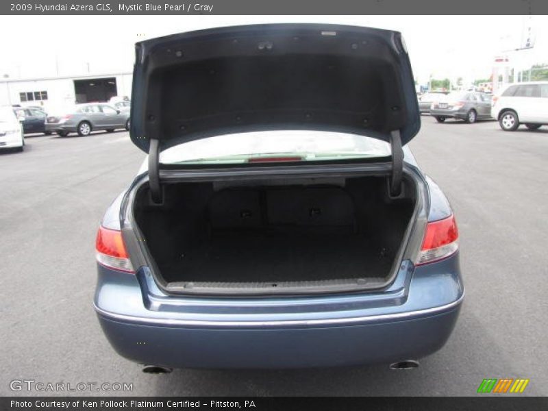 Mystic Blue Pearl / Gray 2009 Hyundai Azera GLS