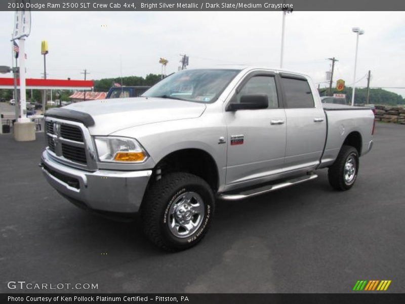 Bright Silver Metallic / Dark Slate/Medium Graystone 2010 Dodge Ram 2500 SLT Crew Cab 4x4