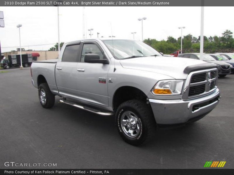 Bright Silver Metallic / Dark Slate/Medium Graystone 2010 Dodge Ram 2500 SLT Crew Cab 4x4
