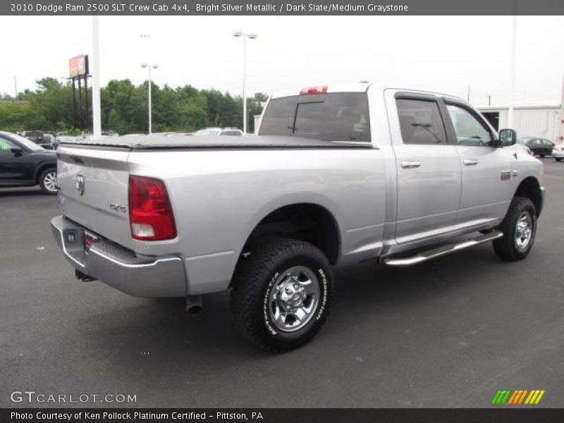 Bright Silver Metallic / Dark Slate/Medium Graystone 2010 Dodge Ram 2500 SLT Crew Cab 4x4