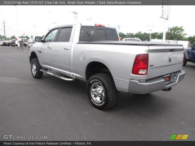 Bright Silver Metallic / Dark Slate/Medium Graystone 2010 Dodge Ram 2500 SLT Crew Cab 4x4