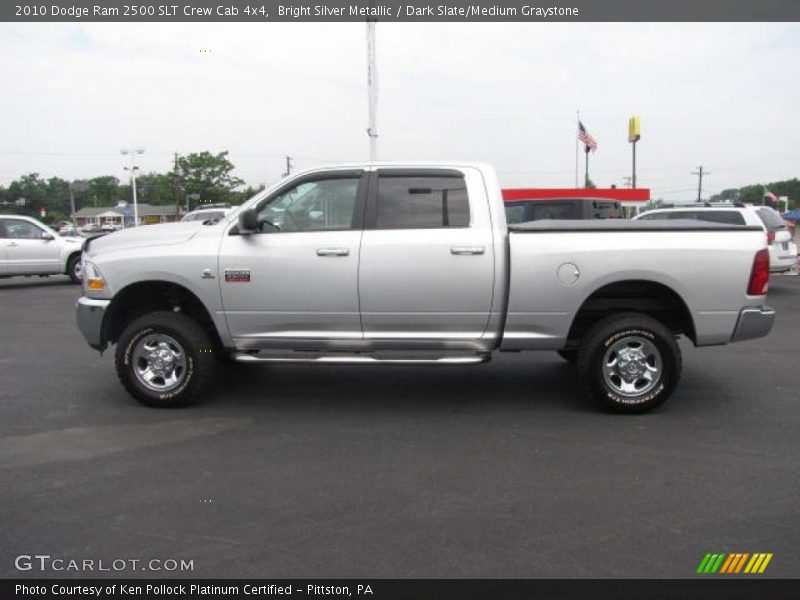 Bright Silver Metallic / Dark Slate/Medium Graystone 2010 Dodge Ram 2500 SLT Crew Cab 4x4