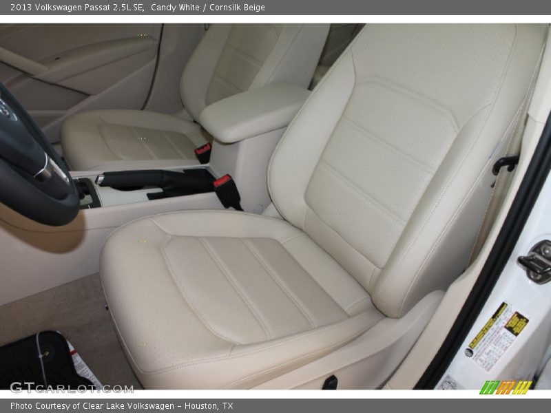 Candy White / Cornsilk Beige 2013 Volkswagen Passat 2.5L SE