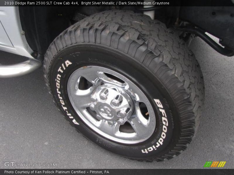 Bright Silver Metallic / Dark Slate/Medium Graystone 2010 Dodge Ram 2500 SLT Crew Cab 4x4