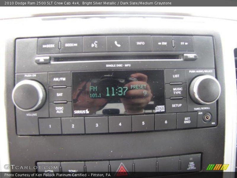 Bright Silver Metallic / Dark Slate/Medium Graystone 2010 Dodge Ram 2500 SLT Crew Cab 4x4