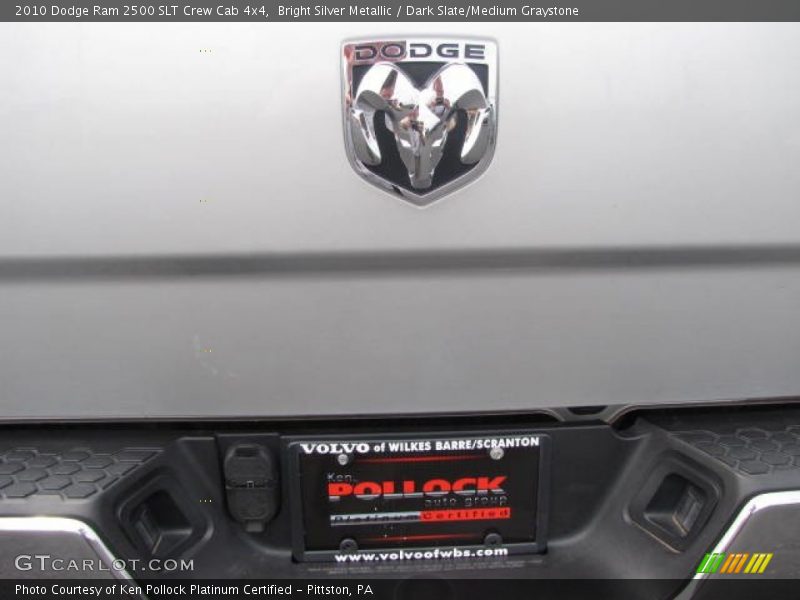 Bright Silver Metallic / Dark Slate/Medium Graystone 2010 Dodge Ram 2500 SLT Crew Cab 4x4