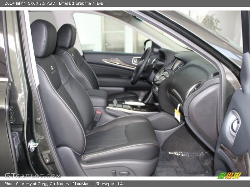 Front Seat of 2014 QX60 3.5 AWD