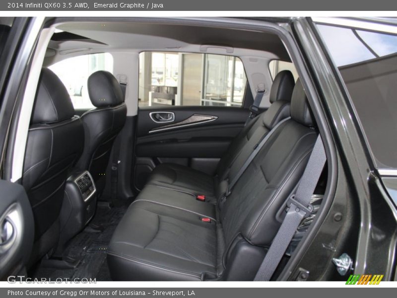 Rear Seat of 2014 QX60 3.5 AWD