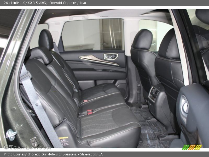 Rear Seat of 2014 QX60 3.5 AWD