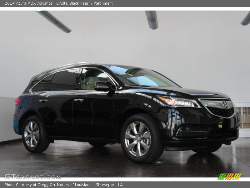 Crystal Black Pearl / Parchment 2014 Acura MDX Advance