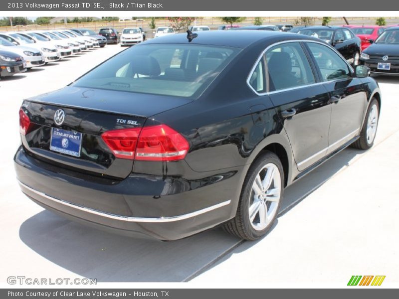 Black / Titan Black 2013 Volkswagen Passat TDI SEL