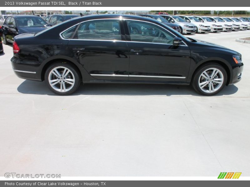 Black / Titan Black 2013 Volkswagen Passat TDI SEL