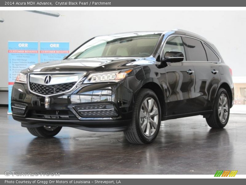 Crystal Black Pearl / Parchment 2014 Acura MDX Advance
