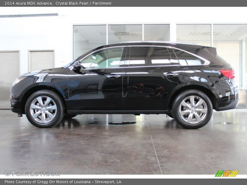 Crystal Black Pearl / Parchment 2014 Acura MDX Advance