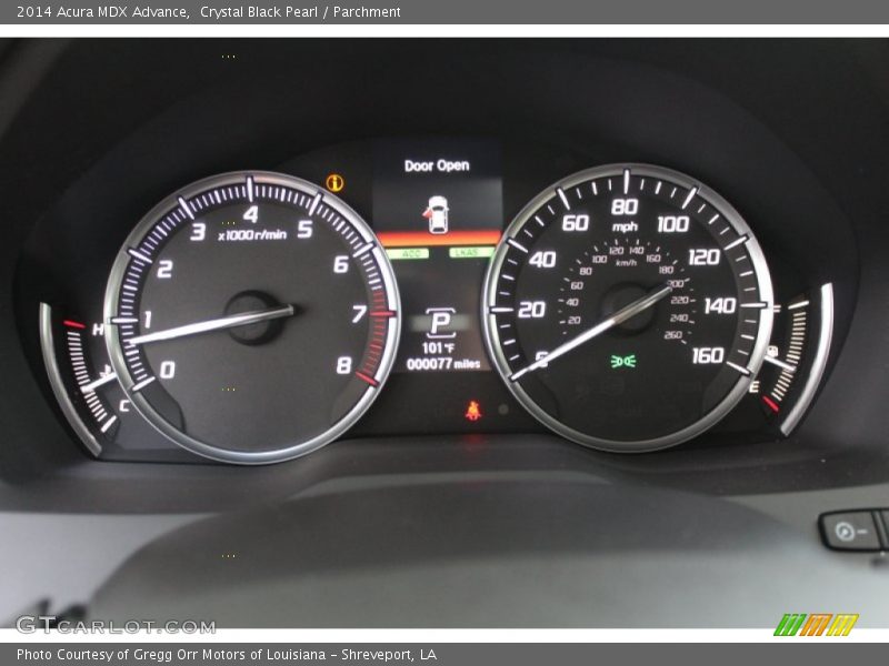  2014 MDX Advance Advance Gauges