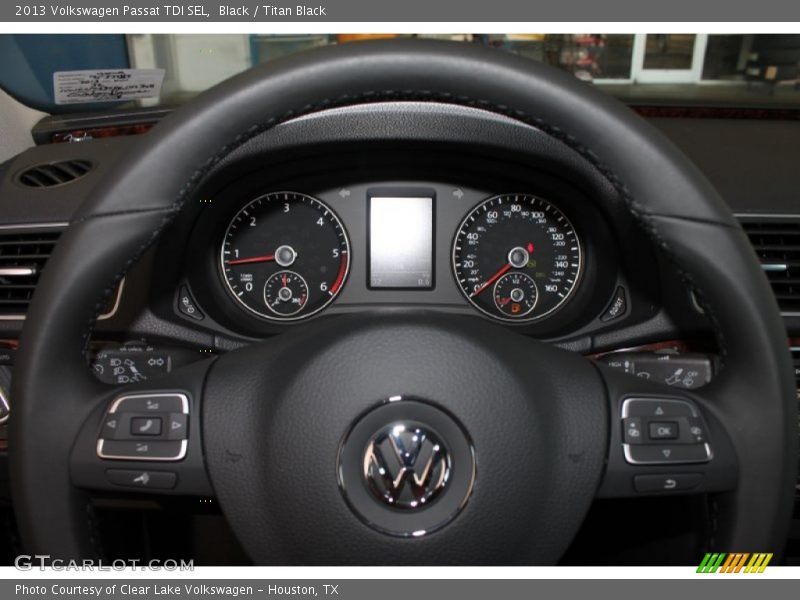 Black / Titan Black 2013 Volkswagen Passat TDI SEL