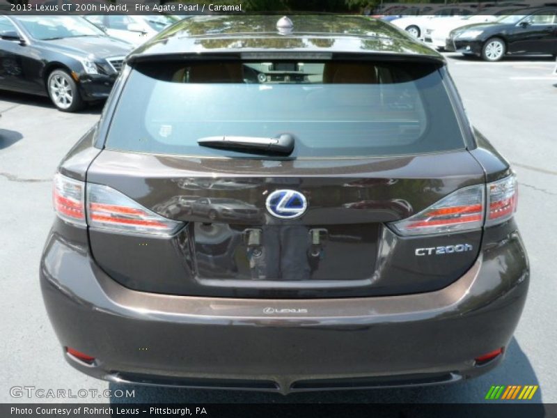 Fire Agate Pearl / Caramel 2013 Lexus CT 200h Hybrid