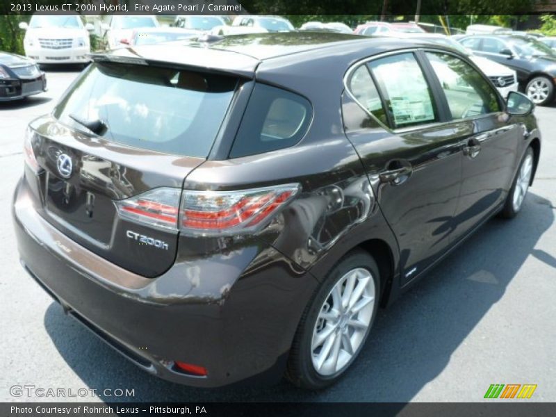Fire Agate Pearl / Caramel 2013 Lexus CT 200h Hybrid