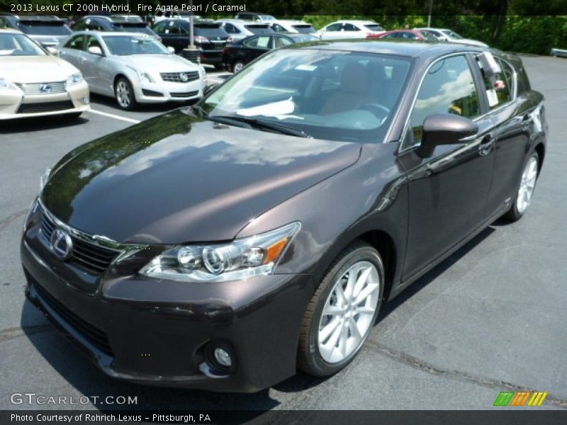 Fire Agate Pearl / Caramel 2013 Lexus CT 200h Hybrid