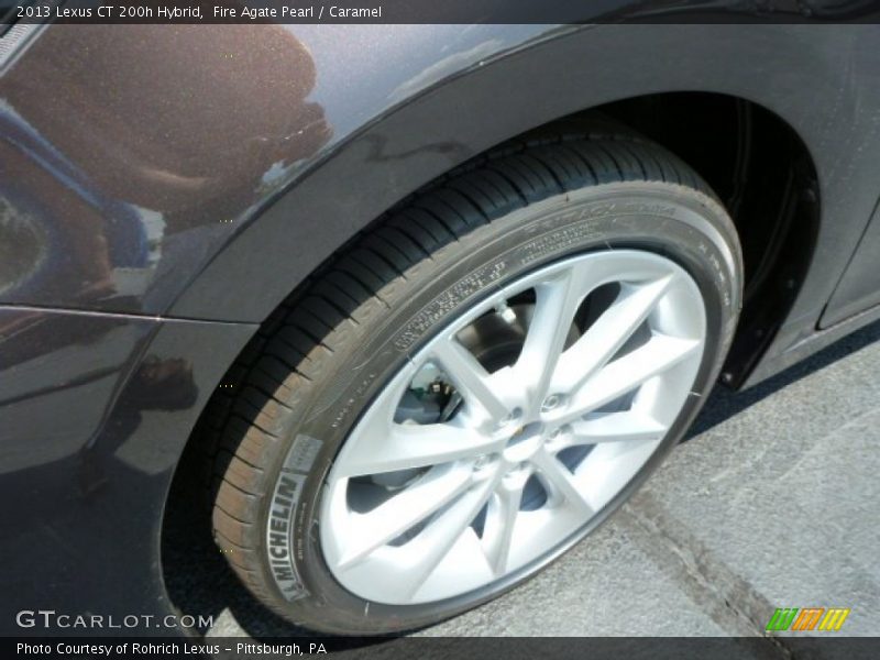 Fire Agate Pearl / Caramel 2013 Lexus CT 200h Hybrid