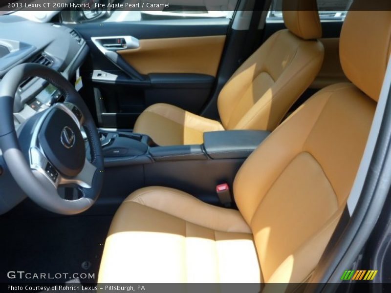 Fire Agate Pearl / Caramel 2013 Lexus CT 200h Hybrid
