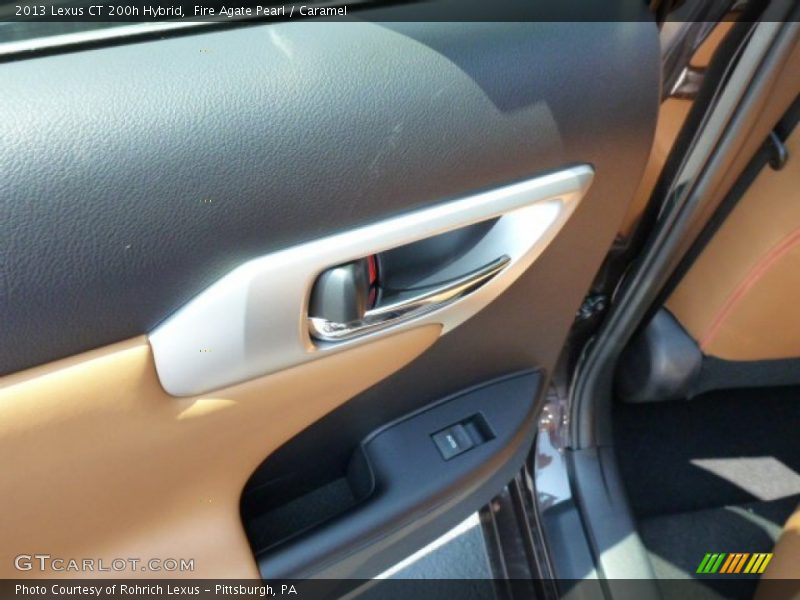 Fire Agate Pearl / Caramel 2013 Lexus CT 200h Hybrid