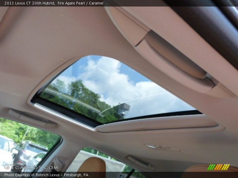 Fire Agate Pearl / Caramel 2013 Lexus CT 200h Hybrid