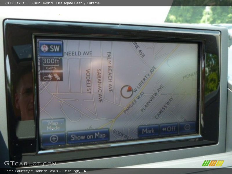 Fire Agate Pearl / Caramel 2013 Lexus CT 200h Hybrid