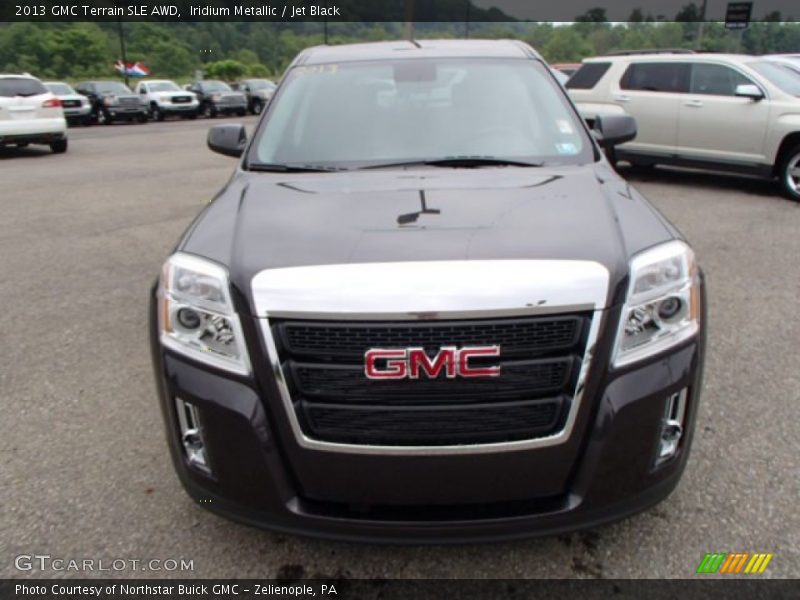 Iridium Metallic / Jet Black 2013 GMC Terrain SLE AWD